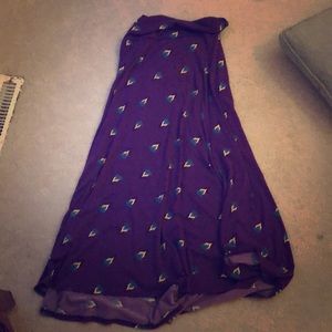 Lula roe long maxi skirt